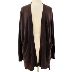 360 Cashmere skull cashmere open cardigan NWT